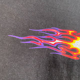 Vintage 90's Flaming Dice Vaporwave T-Shirt