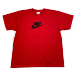 Vintage 90's Nike Swoosh Spellout Silver Tag Red T-Shirt