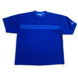 Vintage 90's adidas Striped Blue T-Shirt