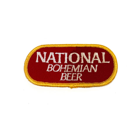 Vintage 70's Natty Boh National Bohemian Beer Embroidered Patch