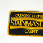 Vintage 80's DuPont Stainmaster Carpet Cleaning Embroidered Patch