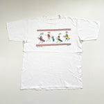 Vintage 90's Foursome Golf Funny Cartoon T-Shirt