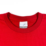 Vintage 90's Nike Swoosh Spellout Silver Tag Red T-Shirt