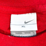 Vintage 90's Nike Swoosh Spellout Silver Tag Red T-Shirt