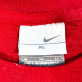 Vintage 90's Nike Swoosh Spellout Silver Tag Red T-Shirt