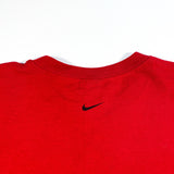 Vintage 90's Nike Swoosh Spellout Silver Tag Red T-Shirt