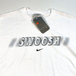 Vintage 90's Nike Swoosh Spellout Grey Tag Deadstock T-Shirt 1