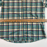 Vintage 90's Green Plaid McGregor Button Down Short Sleeve Shirt