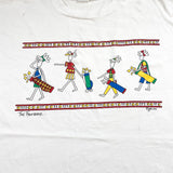 Vintage 90's Foursome Golf Funny Cartoon T-Shirt