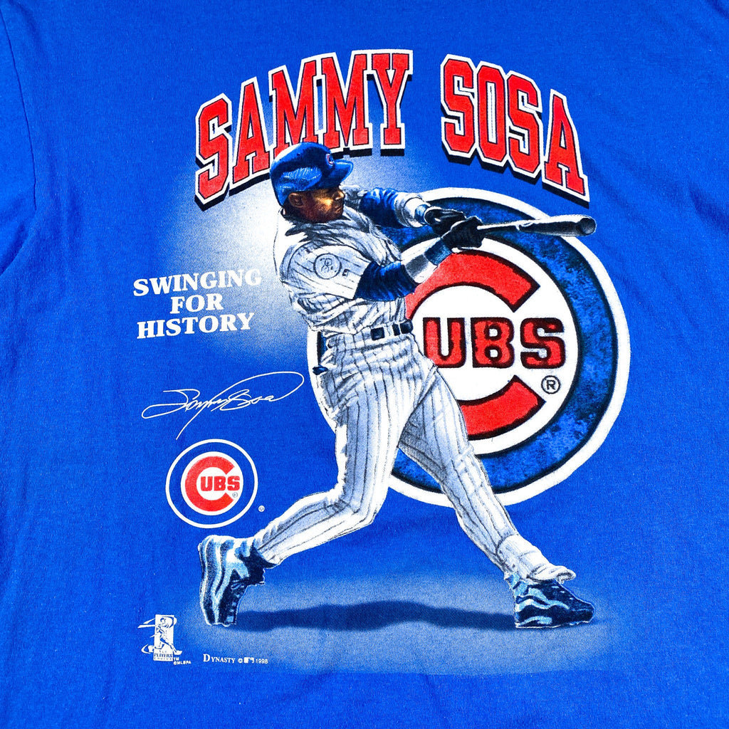 Vintage 1998 Sammy Sosa Chicago Cubs Baseball T-Shirt