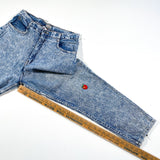 Vintage 80's Stefano Women's Jeans Apple Acid Wash Denim - CobbleStore Vintage
