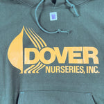 Vintage 80's Champion Reverse Weave Dover Nurseries Hoodie Sweatshirt - CobbleStore Vintage