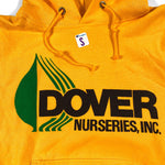 Vintage 80's Champion Dover Nurseries Yellow Hoodie Sweatshirt - CobbleStore Vintage