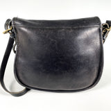 Vintage 80's Coach Crossbody Rambler Purse Black Bag - CobbleStore Vintage