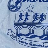 Vintage 90's Richmond Marathon Newspaper Running T-Shirt