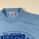 Vintage 90's Richmond Marathon Newspaper Running T-Shirt
