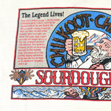 Vintage 90's Chilkoot Charlies Sourdough Ale Beer Anchorage AK T-Shirt