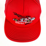 Vintage 90's Coors Racing Bill Elliott Nascar Trucker Hat