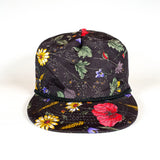 Vintage 80's Floral Hawaii Flower Trucker Hat