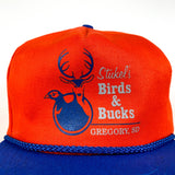 Vintage 90's Stuckels Birds and Bucks Gregory SD Hunting Hat