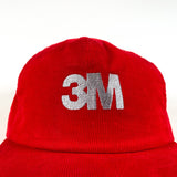 Vintage 90's 3M Red Corduroy Hat
