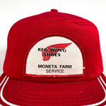 Vintage 80's Red Wing Moneta Farm Made in USA Trucker Hat - CobbleStore Vintage