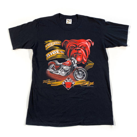 Vintage 1995 Red Dog Ride Cigarette Harley Biker T-Shirt