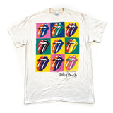 Vintage 1989 Rolling Stones North American Tour Warhol Band T-Shirt - CobbleStore Vintage