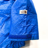 Vintage 80's North Face Goretex Blue Hooded Winter Windbreaker Jacket - CobbleStore Vintage
