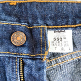 Vintage 1996 Levis 550 Deadstock Relaxed Denim Jeans - CobbleStore Vintage