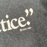Vintage 1991 Carnegie Hall Practice Saying T-Shirt