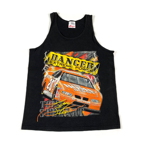 Vintage 1999 Tony Stewart Home Depot Nascar Racing Danger Tank Top