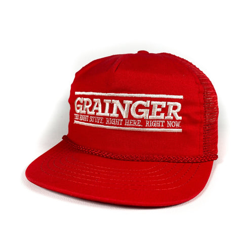 Vintage 90's Grainger Snapback Trucker Hat