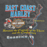 Vintage 90's Quantico VA Harley Davidson East Coast T-Shirt