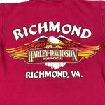 Vintage 90's Harley Davidson Logo Richmond VA Biker T-Shirt