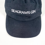 Vintage 90's Seagrams Gin Black Liquor Hat
