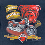 Vintage 1995 Red Dog Ride Cigarette Harley Biker T-Shirt