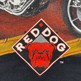 Vintage 1995 Red Dog Ride Cigarette Harley Biker T-Shirt