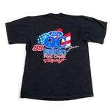 Vintage 90's Dale Jarrett Nascar American Flag T-Shirt