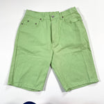 Vintage 90's Jordache Green Denim Deadstock Jean Shorts