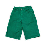 Vintage 90's Code Zero Green Denim Long Shorts Jorts