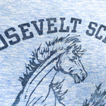 Vintage 70's Roosevelt School Ragland Baseball Triblend Velva Sheen T-Shirt