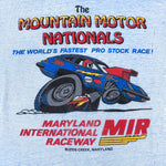 Vintage 70's Stock Car Racing Mountain Motor Nationals Budds Creek T-Shirt