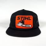 Vintage 90's Stihl Patch Swingster Made in USA Trucker Hat - CobbleStore Vintage