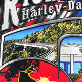 Vintage 90's Harley Davidson Motorcycle Richmond VA T-Shirt
