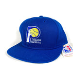 Vintage 90's Indiana Pacers Made in USA AJD Deadstock Snapback Hat