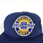 Vintage 90's Chevrolet Parts Blue Made in USA Hat
