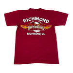 Vintage 90's Harley Davidson Logo Richmond VA Biker T-Shirt