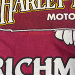 Vintage 90's Harley Davidson Logo Richmond VA Biker T-Shirt