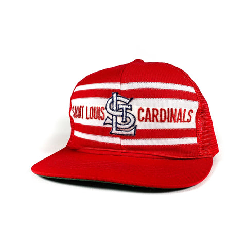 St. Louis Cardinals AJD Vintage Super Stripes Snapback Hat